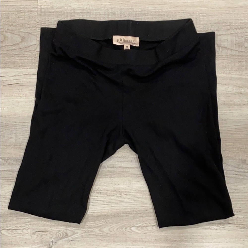 Philosophy Black Leggings size XS